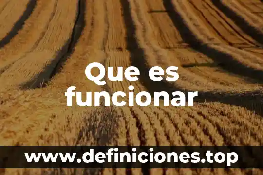 Que es serenar significado 3 Que es funcionar