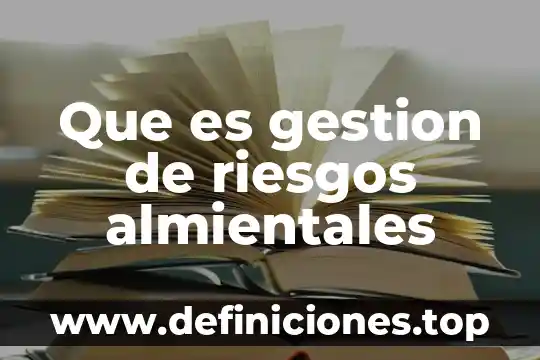 Que es una matriz de riesgos proyectos 4 Que es gestion de riesgos almientales