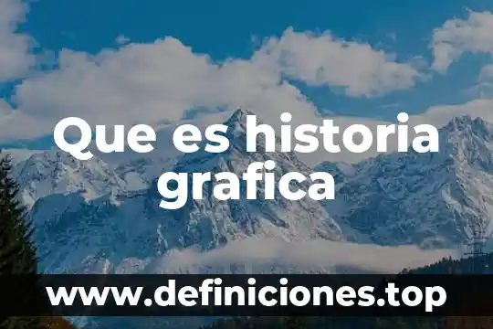 Descriva que es una grafica 5 Que es historia grafica