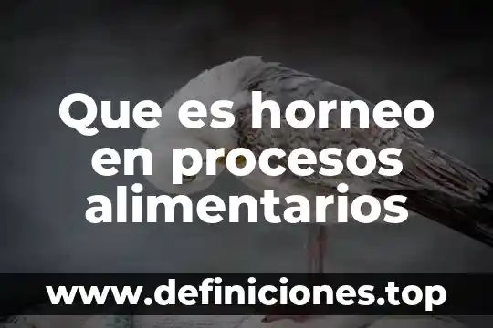 Que es una reaccion redox ejempios y procesos 6 Que es horneo en procesos alimentarios
