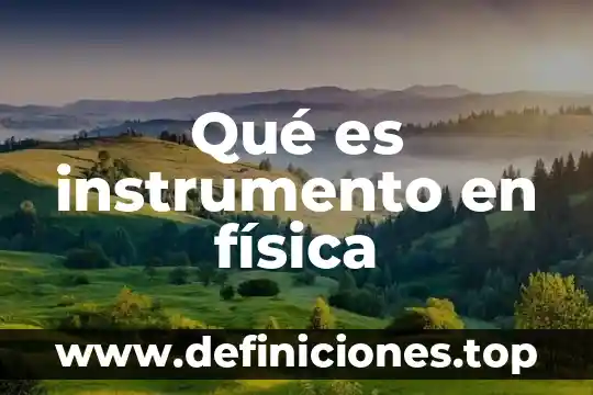 Que es un wave instrumento musical 4 Qué es instrumento en física
