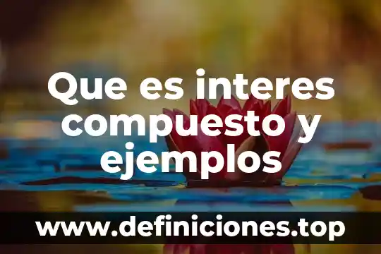 Qué es un compuesto quelato metálico y ejemplos 5 Que es interes compuesto y ejemplos