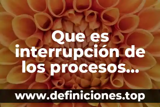 Que es una reaccion redox ejempios y procesos 5 Que es interrupción de los procesos familiares