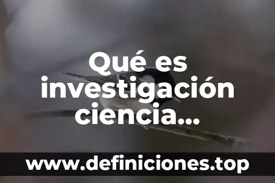 Que es cartografia temática aplicada 5 Qué es investigación ciencia aplicada