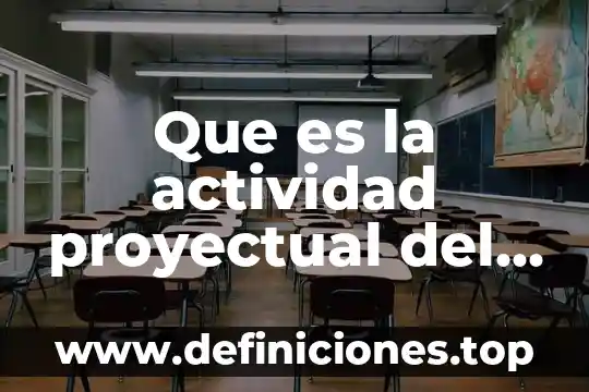 Que es la actividad serotoninérgica 5 Que es la actividad proyectual del diseño