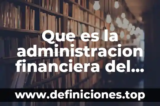 Que es eficencia financiera en contabilidad 6 Que es la administracion financiera del inventario