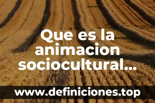 Que es un bien en derecho segun autores 8 Que es la animacion sociocultural segun autores