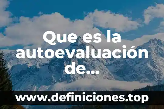 Que es un comando interno ms dos 5 Que es la autoevaluación de aprendizajes