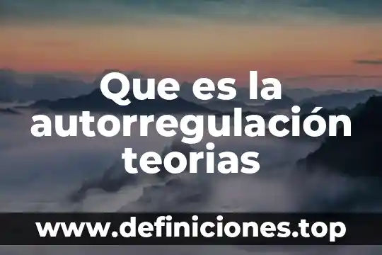 Qué es una metodología en educación 7 Que es la autorregulación teorias