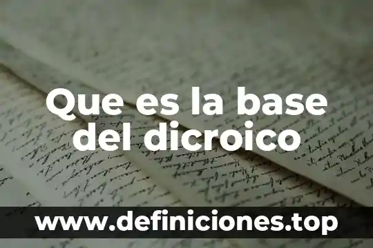 Que es la teoria de conjuntos en probabilidad y estadistica 8 Que es la base del dicroico