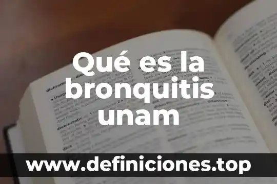 Que es un quimico farmacobiologo oferta unam 8 Qué es la bronquitis unam