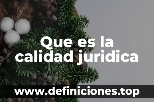 Que es una norma juridica unam 8 Que es la calidad juridica
