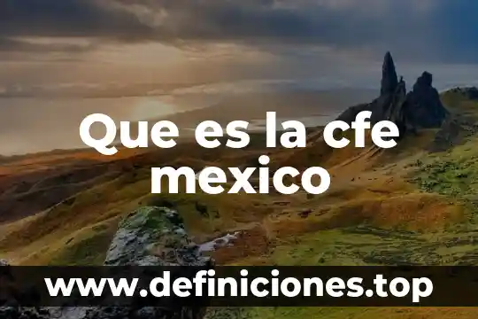Que es una pecera en mexico 3 Que es la cfe mexico