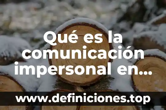 Que es la sinestesia comunicacion 5 Qué es la comunicación impersonal en administración