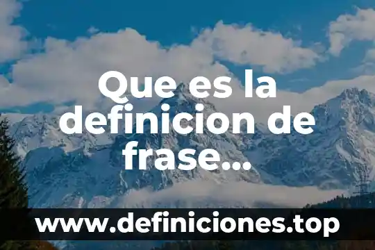 Que es la definicion de frase preposicional