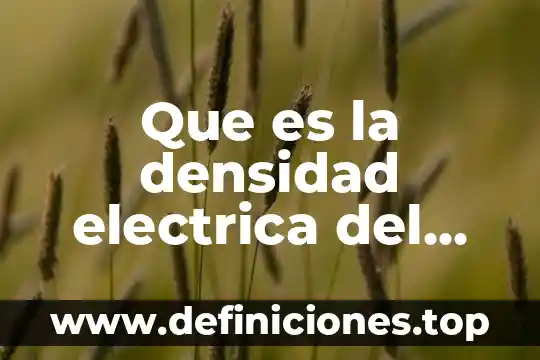 Que es la densidad electrica del orbital molecular