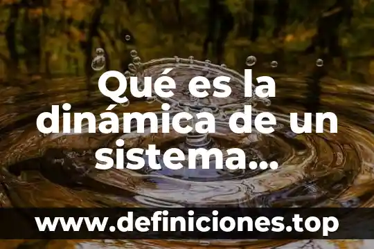 Qué es la dinámica de un sistema familiar