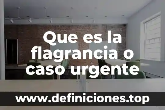 Que es el caso vocativo en latin 8 Que es la flagrancia o caso urgente