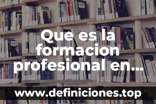 Que es barajar a una persona 4 Que es la formacion profesional en mexico