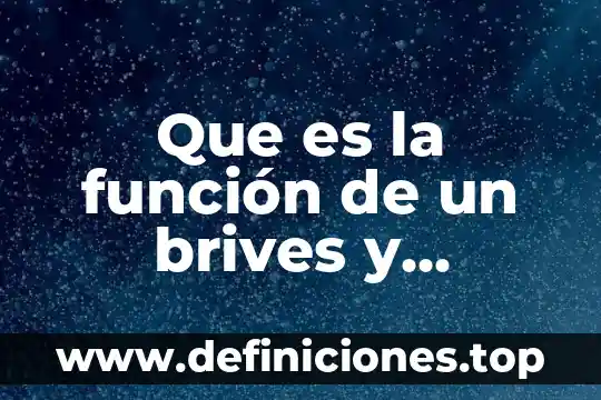 Que es una exprecion de una funcion lin 4 Que es la función de un brives y perifericos