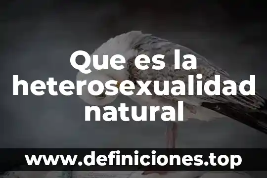 Que trae aloe y que es natural 8 Que es la heterosexualidad natural