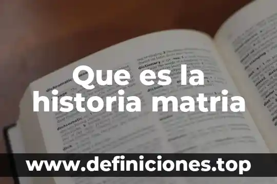 Que es tecnogracia en historia 7 Que es la historia matria