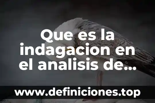 Que es la investigacion en indagacion 6 Que es la indagacion en el analisis de mercados
