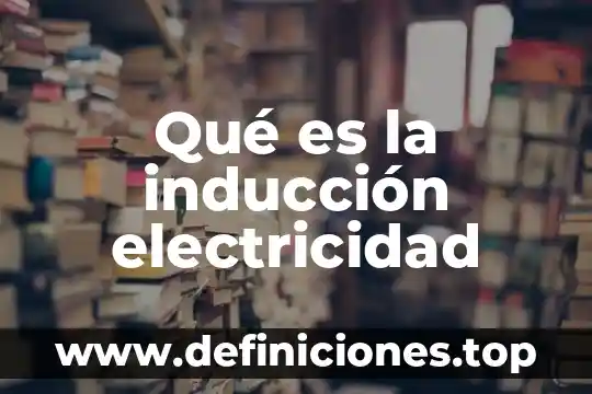 Que es la electricidad tema de primaria 7 Qué es la inducción electricidad