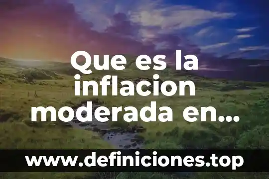 Qué es la inflación y sus causas 7 Que es la inflacion moderada en economia