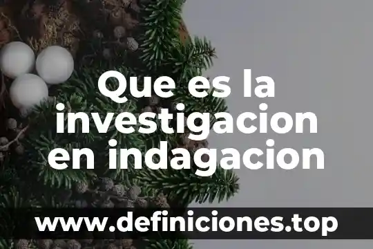 Que es indagacion en ciencias 6 Que es la investigacion en indagacion
