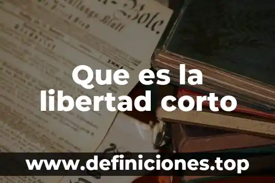Que es la libertad corto