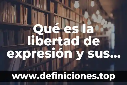 Que es caracteristicas internas 6 Qué es la libertad de expresión y sus características