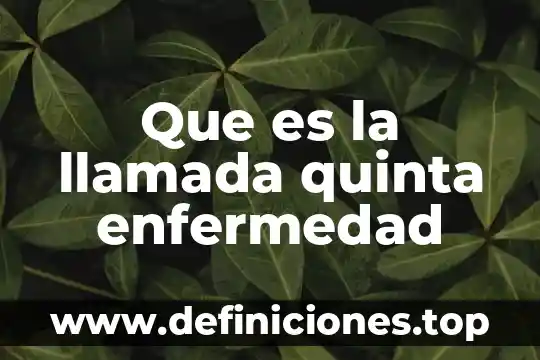Que es esa cosa llamada ciencia mapa mental 3 Que es la llamada quinta enfermedad
