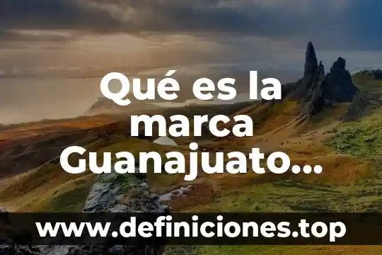 Qué es concepto de práctica 7 Qué es la marca Guanajuato concepto y significado