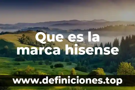Qué es una marca epigenética 5 Que es la marca hisense