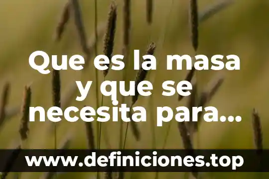 Para que es util el termometro para niños 6 Que es la masa y que se necesita para calcular