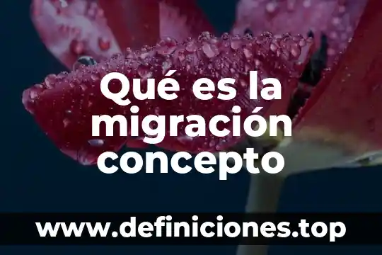 Migración en México que es migrante, emigrante e inmigrante 6 Qué es la migración concepto