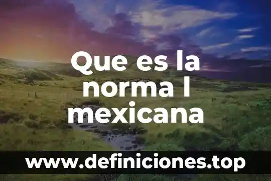 Universidad mexicana que es estequiometria 7 Que es la norma l mexicana