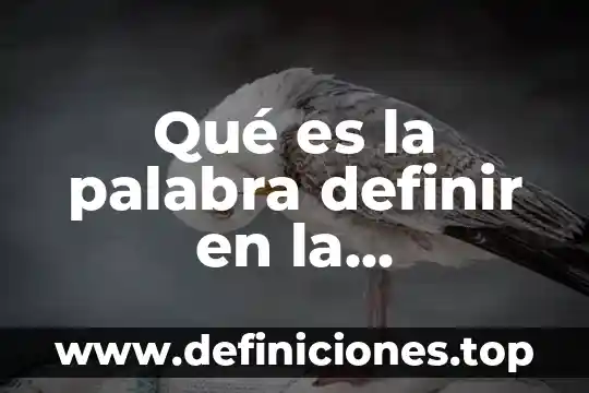 Qué es casete en informática 3 Qué es la palabra definir en la informática