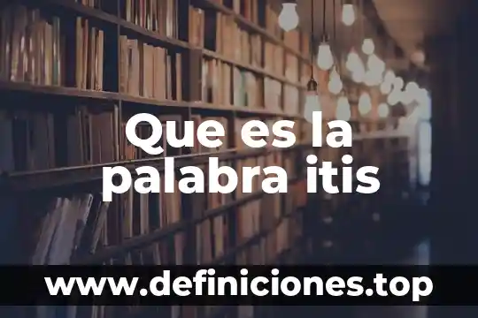 Que es una palabra irracional 4 Que es la palabra itis