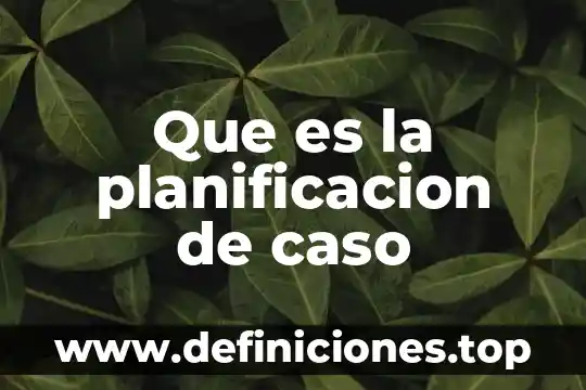 Que es el caso vocativo en latin 6 Que es la planificacion de caso