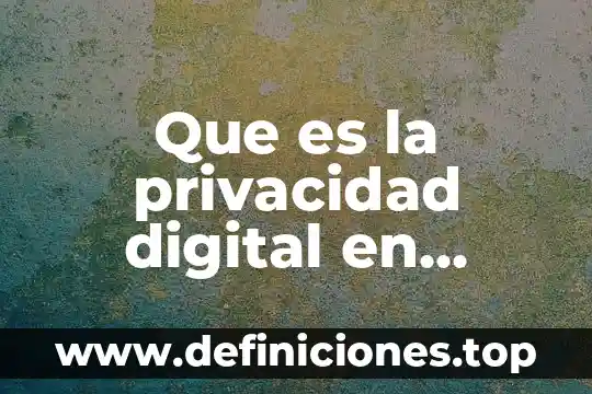 Compuerta digital que es 8 Que es la privacidad digital en internet universidad