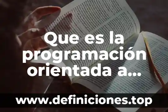 Que es la programación orientada a objetos en excel