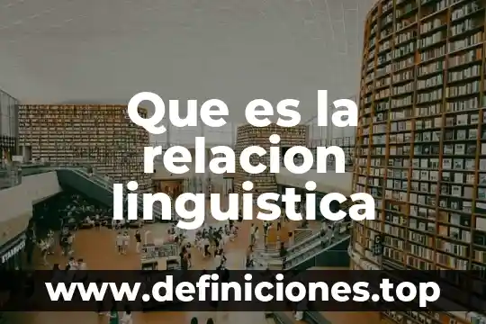 Qué es la lingüística y para qué nos sirve 6 Que es la relacion linguistica
