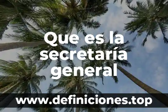 Que es el precio objetivo de una accion 7 Que es la secretaría general