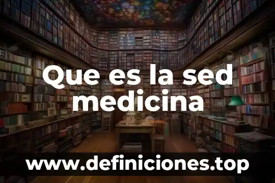 Qué es la medicina alternativa para el cáncer 7 Que es la sed medicina