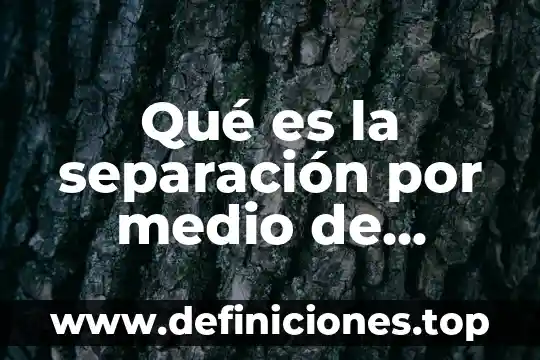 Que es el medio macconkey 6 Qué es la separación por medio de destilación