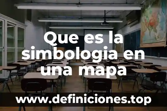 Que es la simbologia en una mapa