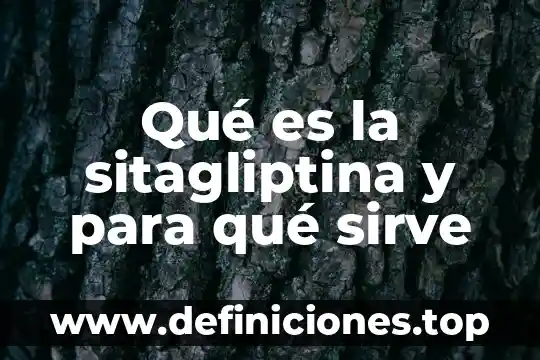 Que es y para que sirve la instrucción if 6 Qué es la sitagliptina y para qué sirve