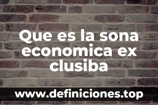 Evaluación ex ante que es 6 Que es la sona economica ex clusiba